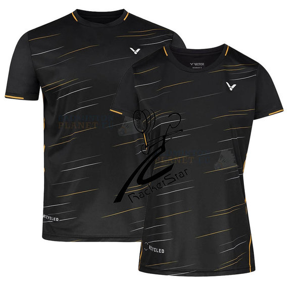 Victor Teamwear Black 2022 T-Shirt T-23100-24100